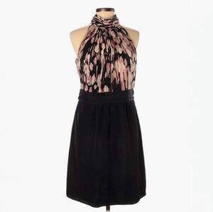The Limited Black and Pink Halter Dress